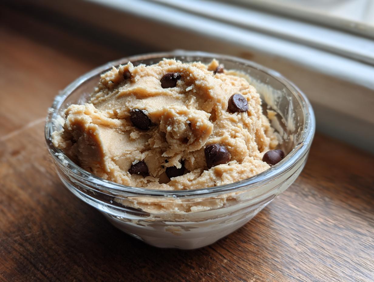 Cottage Cheese Cookie Dough with Chocolate Chips