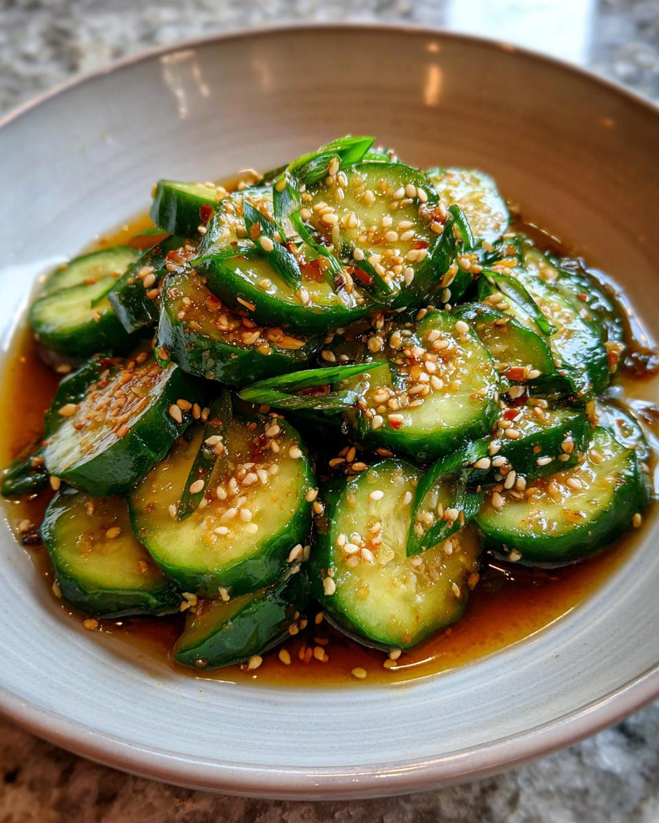 Asian Cucumber Salad - detail 2
