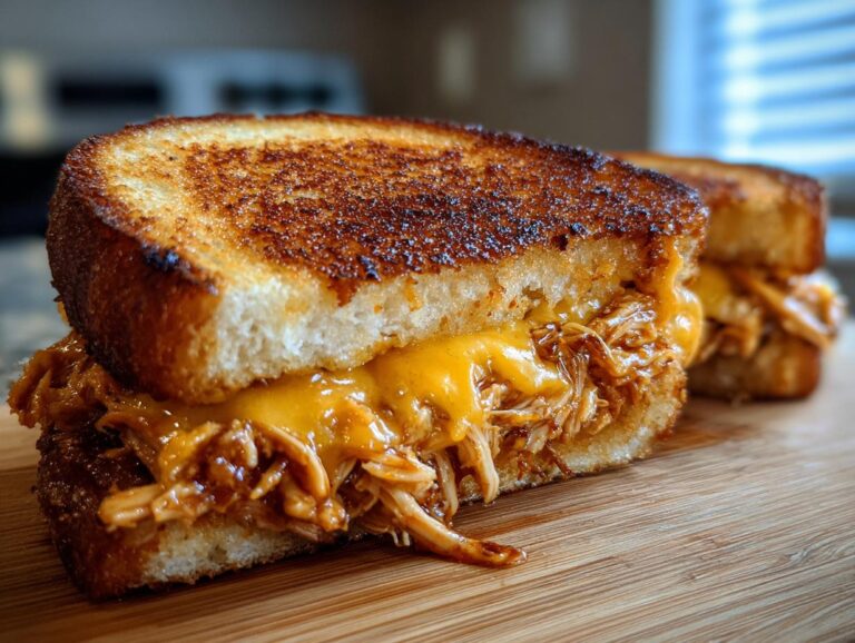 BBQ Chicken Grilled Cheese