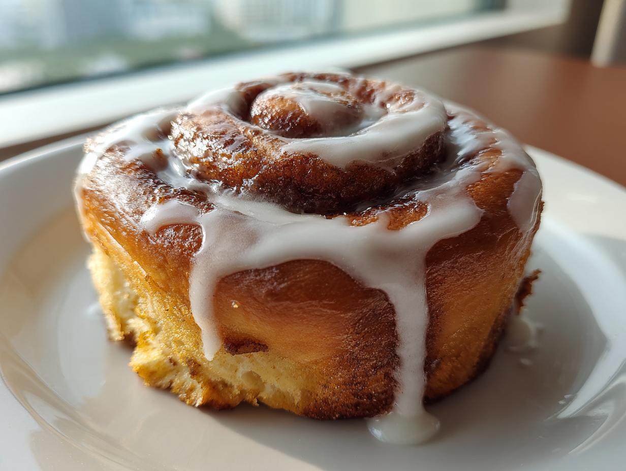 Biscoff Cinnamon Rolls with Glaze