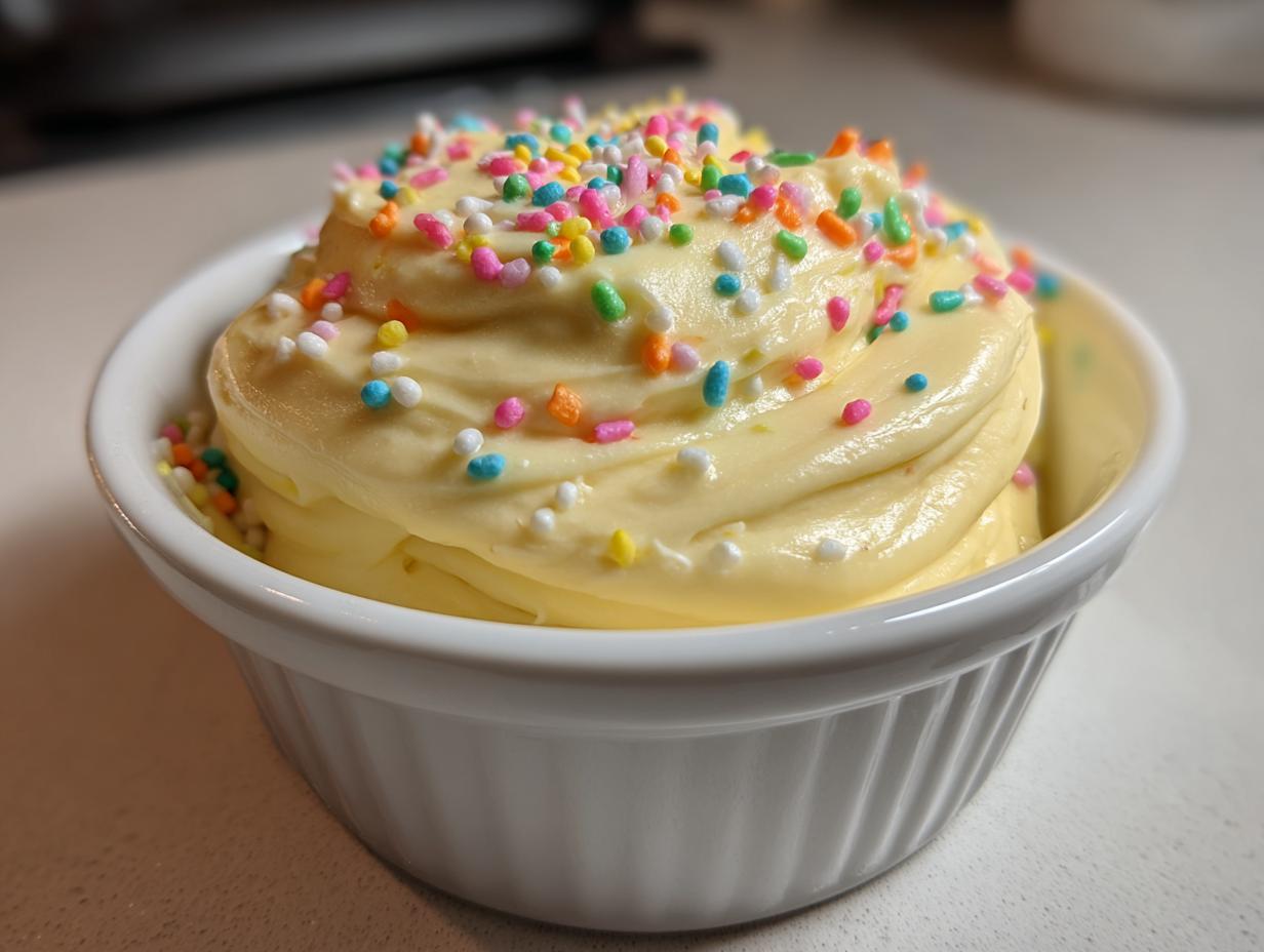 Cake Batter Dip with Yogurt
