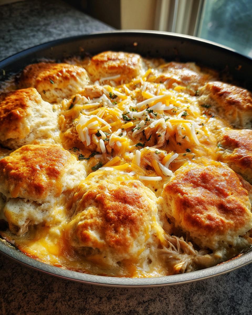 Cheesy Chicken Biscuit Skillet - detail 2