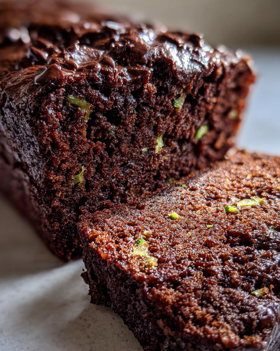 Chocolate Zucchini Bread - detail 2