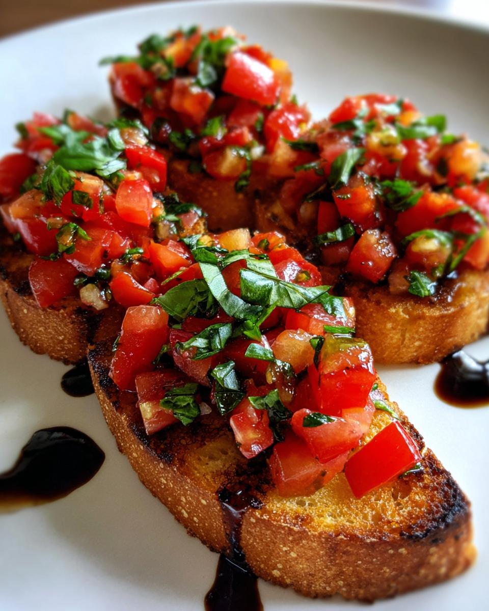 Classic Italian Bruschetta - detail 2