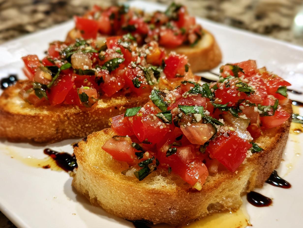 Classic Italian Bruschetta Recipe