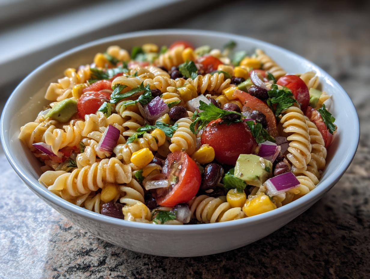 Cowboy Caviar Pasta Salad