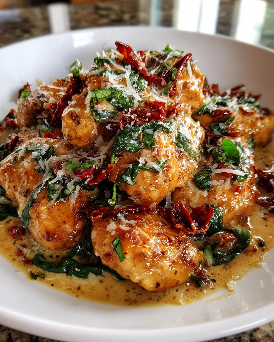 Crockpot Tuscan Chicken - detail 2