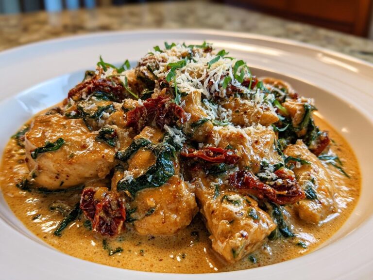 Crockpot Tuscan Chicken