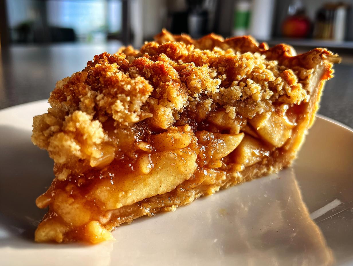 Dutch Apple Pie with Crumb Topping