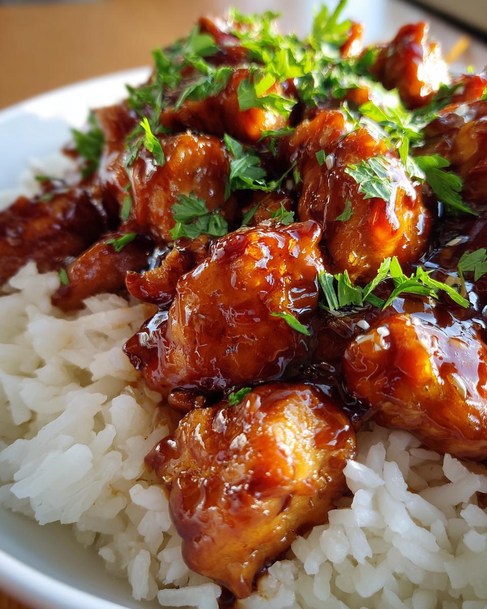 Honey BBQ Chicken Rice - detail 2