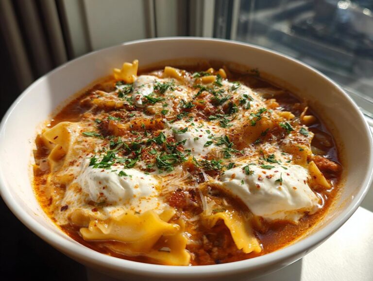 Lasagna Soup