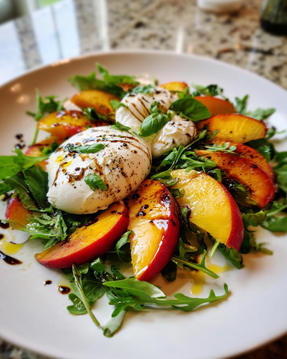 Nectarine Burrata Salad - detail 2