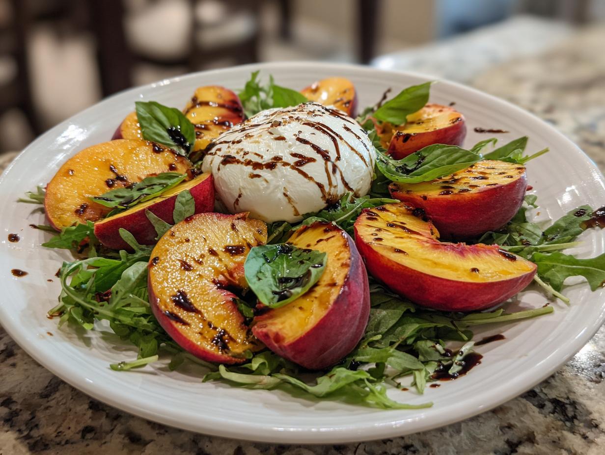 Nectarine and Burrata Salad