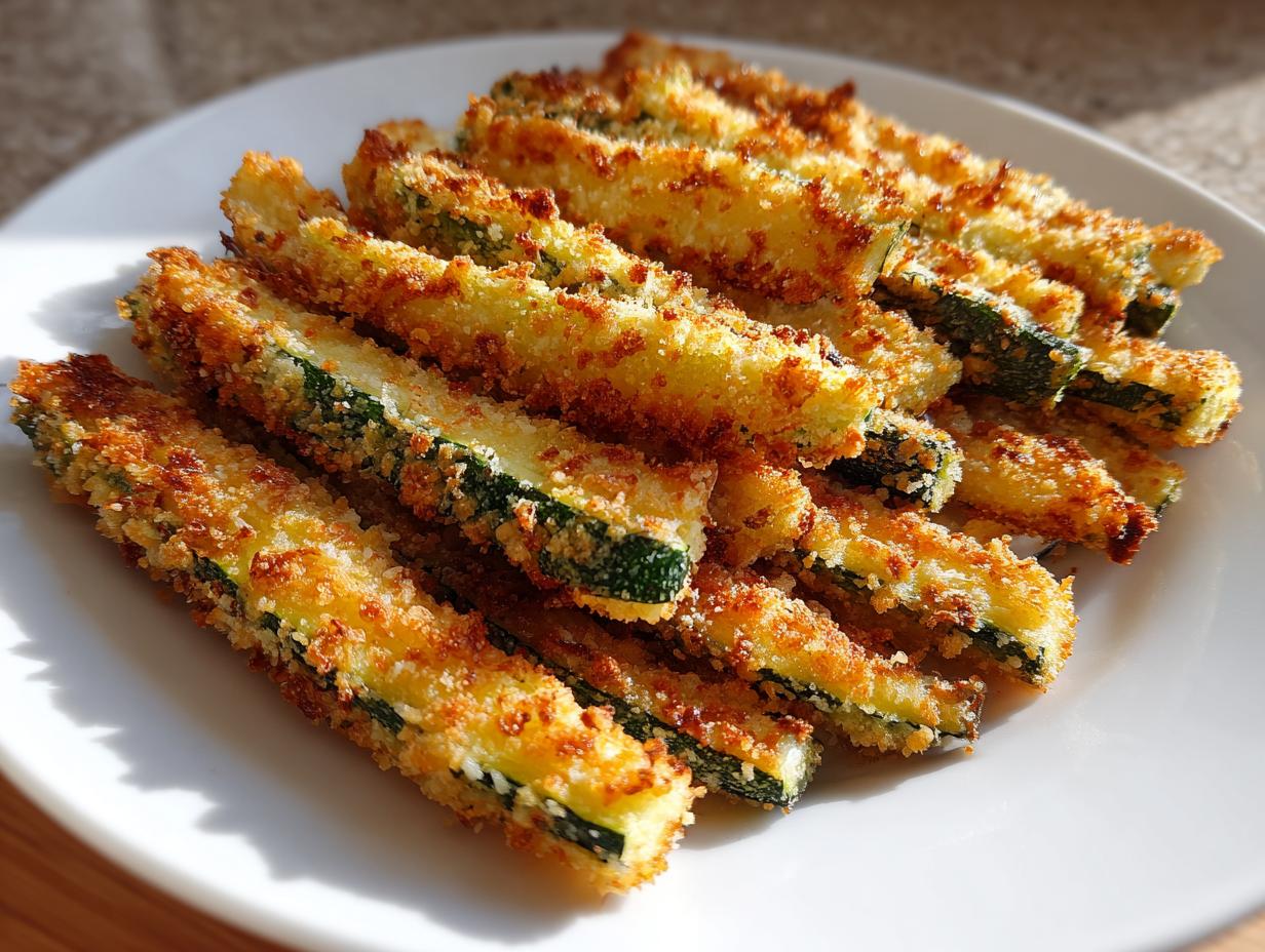 Parmesan Zucchini Fries