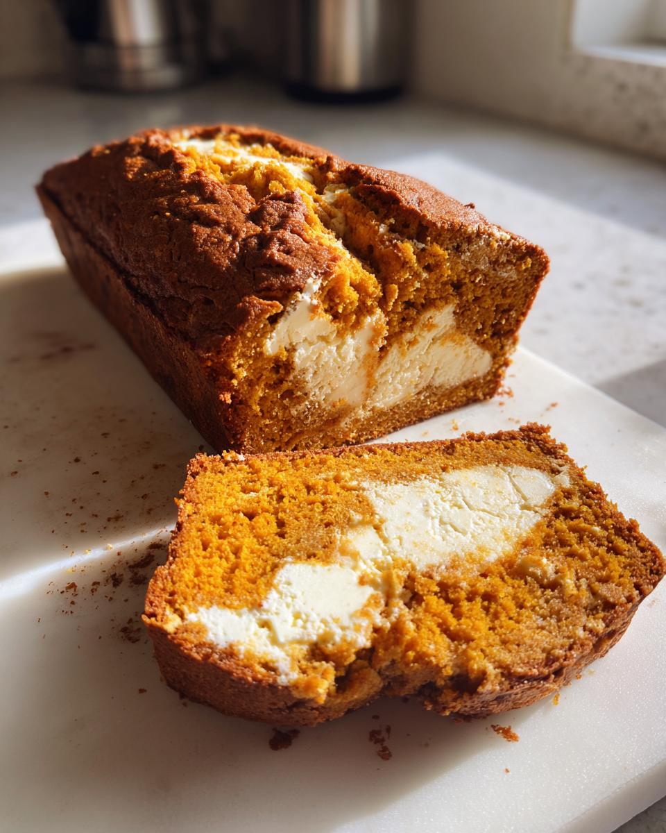 Pumpkin Bread with Cream Cheese - detail 2