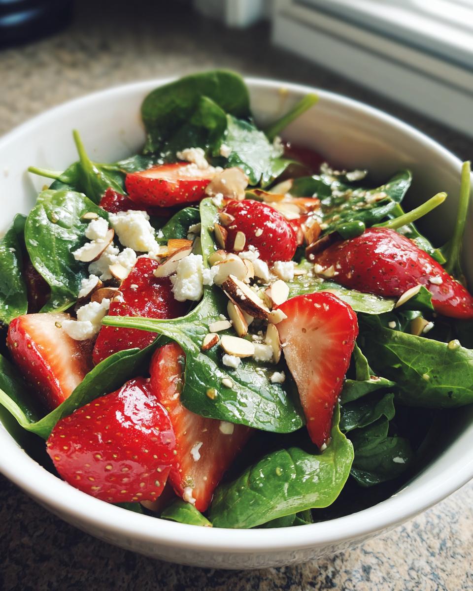 Strawberry Spinach Salad - detail 2