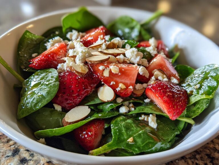 Strawberry Spinach Salad