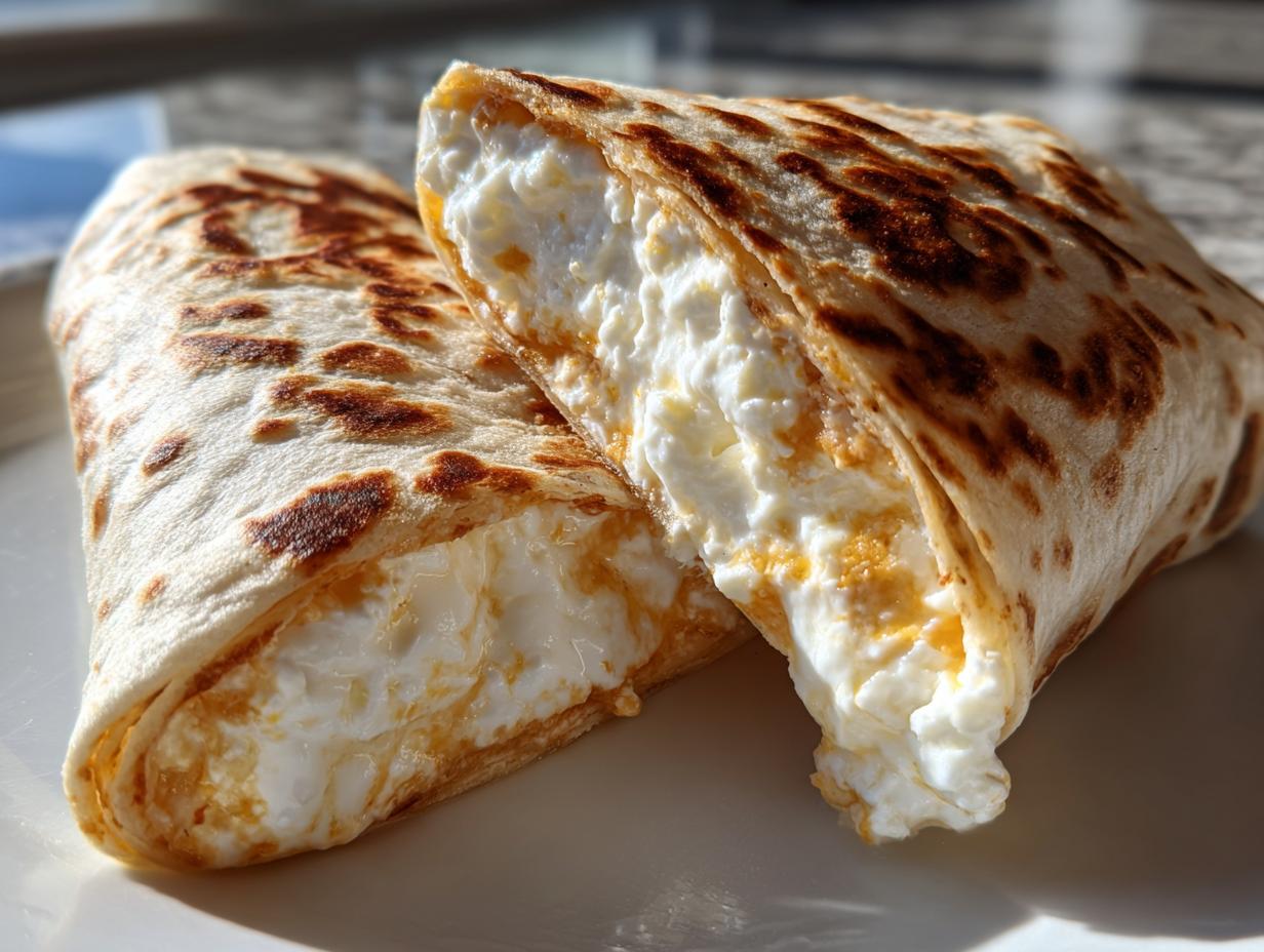 Cottage Cheese Tortilla Wraps