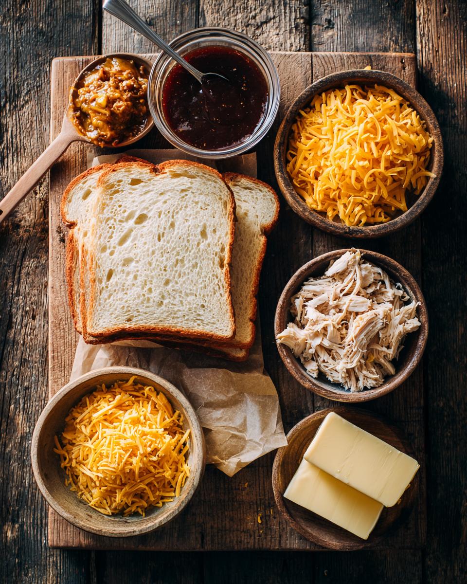 BBQ Chicken Grilled Cheese - detail 1