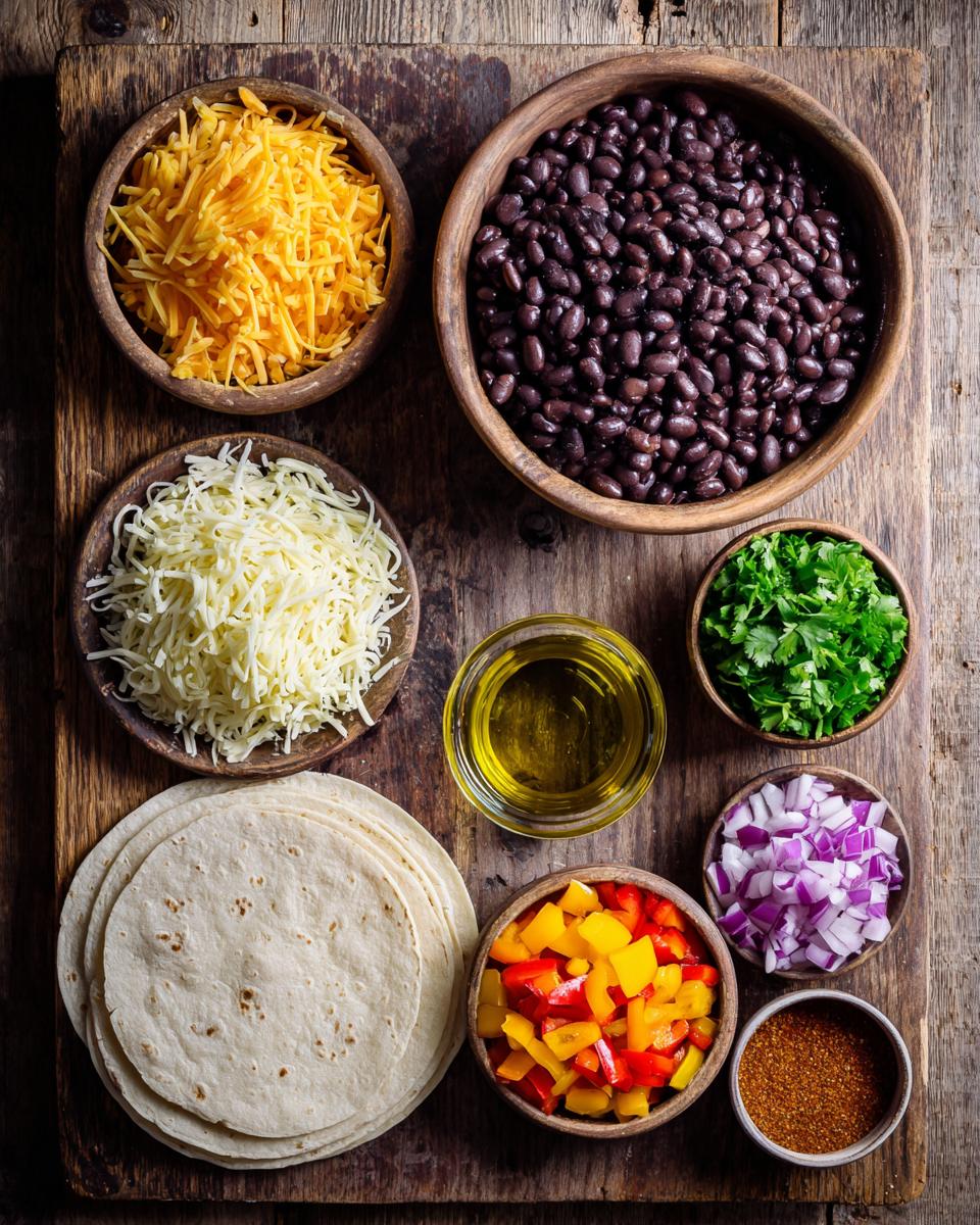 Black Bean Veggie Quesadilla - detail 1