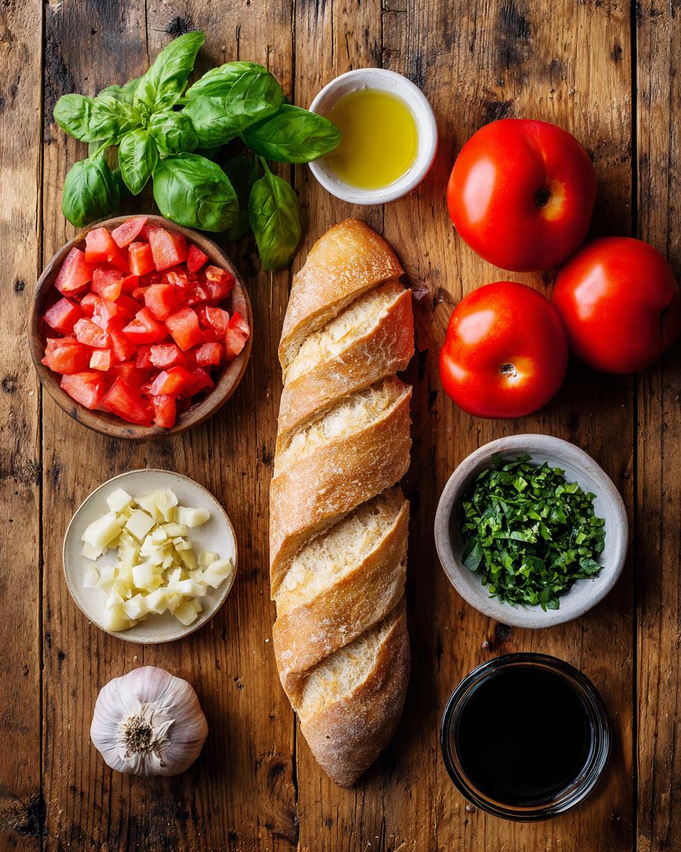 Classic Italian Bruschetta - detail 1