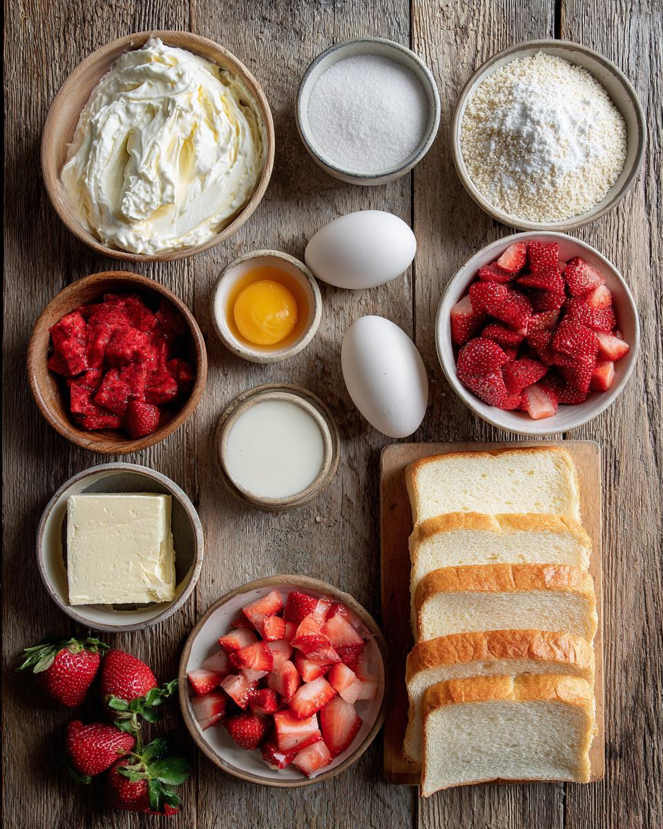 Fried Strawberry Cheesecake Sandwiches - detail 1