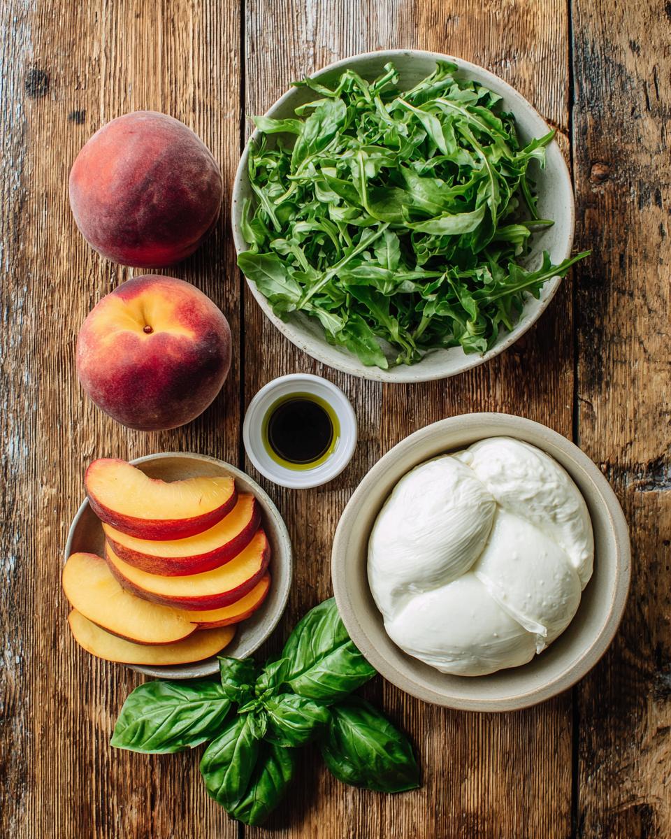 Nectarine Burrata Salad - detail 1