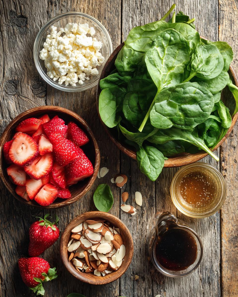 Strawberry Spinach Salad - detail 1