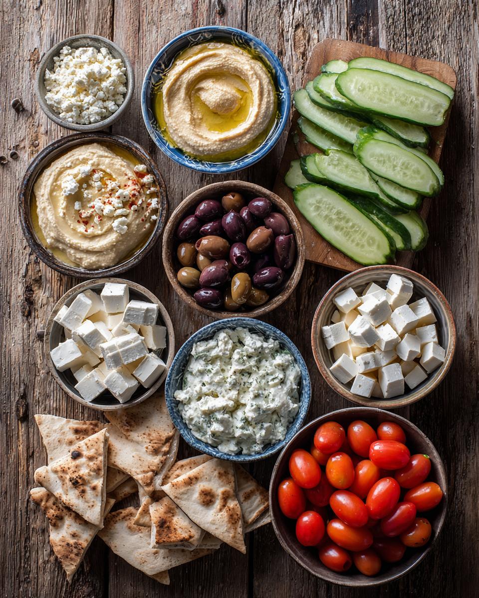 mediterranean appetizers - detail 1