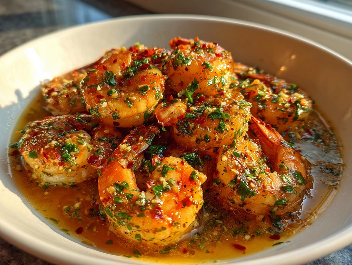 Blackstone Garlic Butter Shrimp Scampi