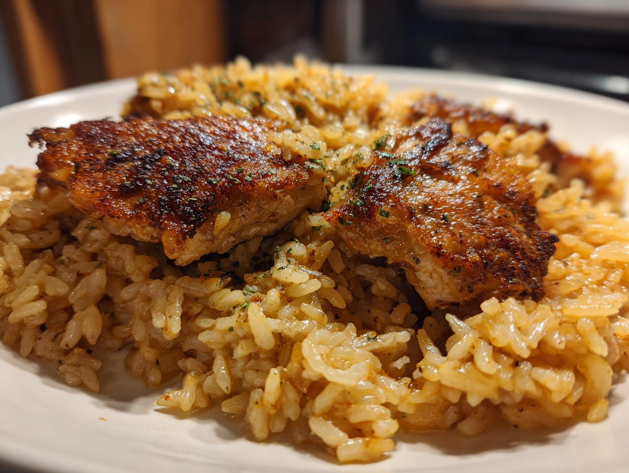 Forgotten Chicken and Rice