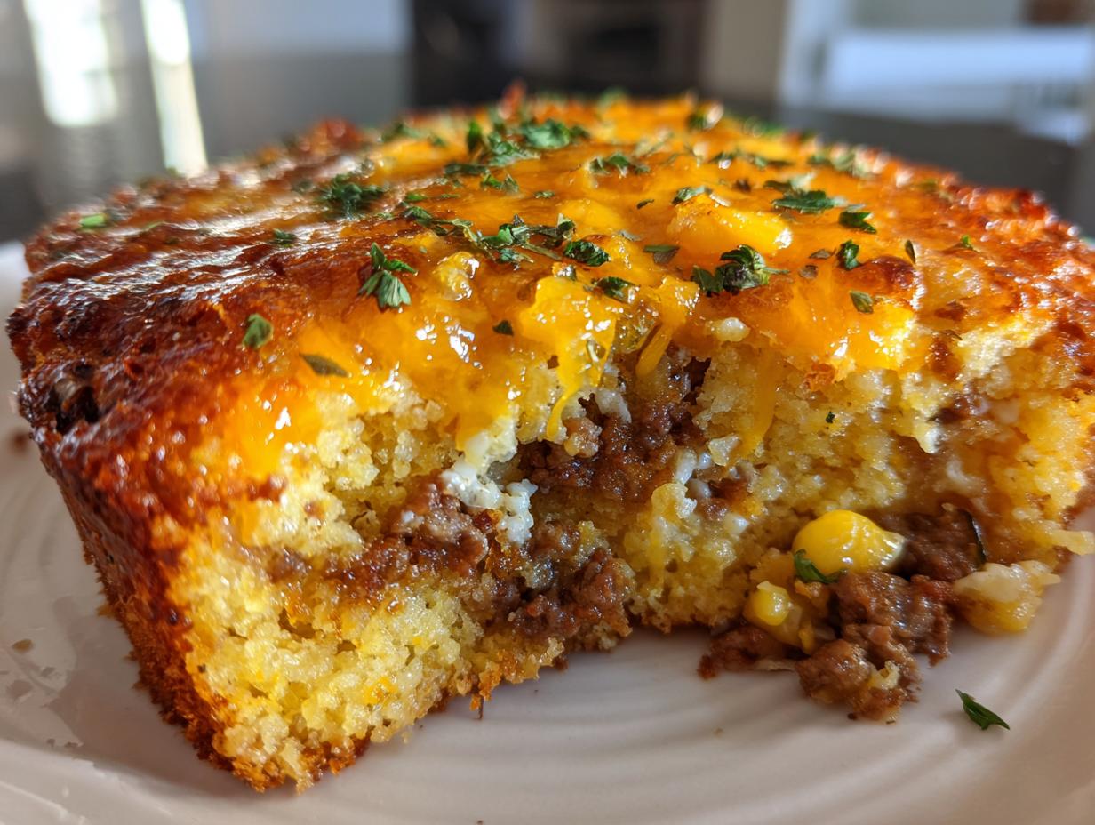 Cowboy Cornbread Casserole