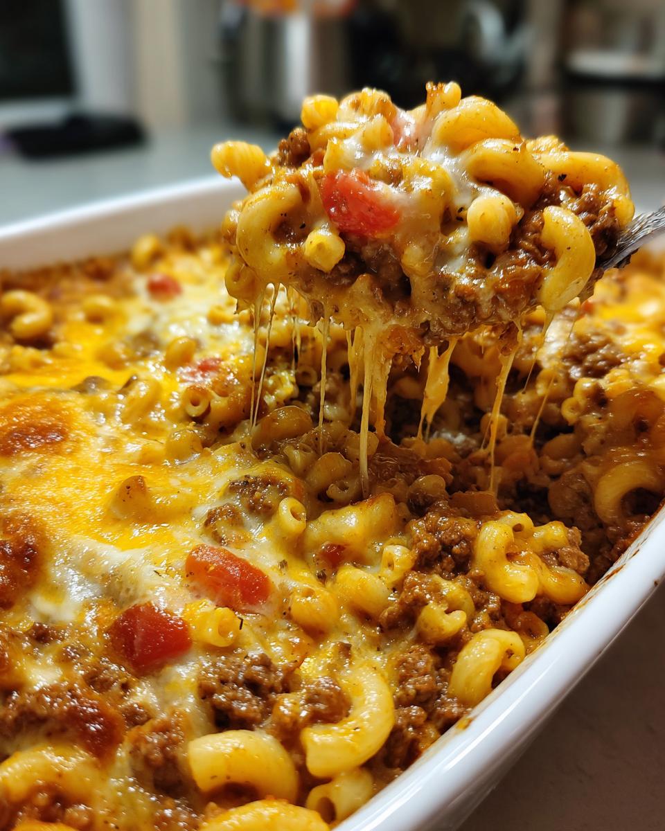One-Pot Cheesy Hamburger Casserole - detail 2