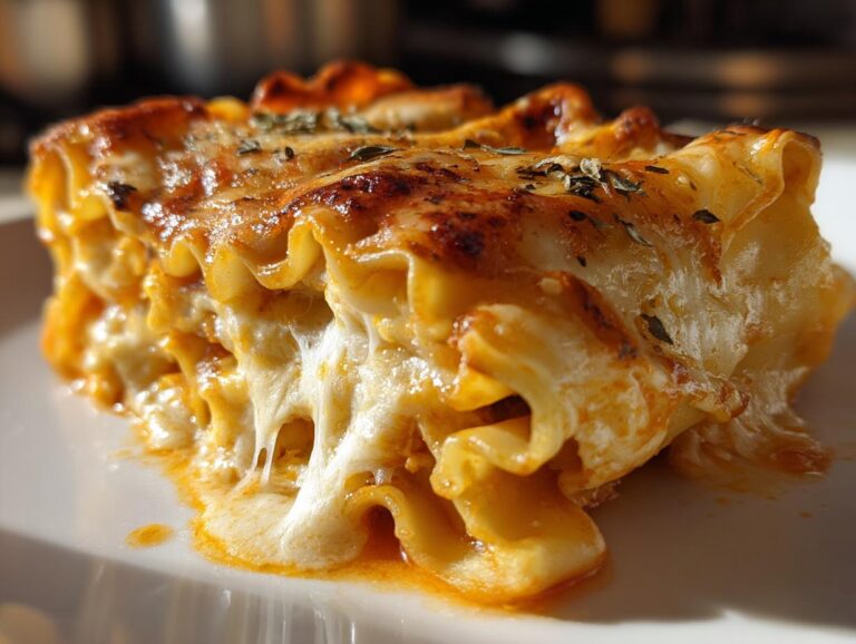 Pumpkin Sage Lasagna Roll Up