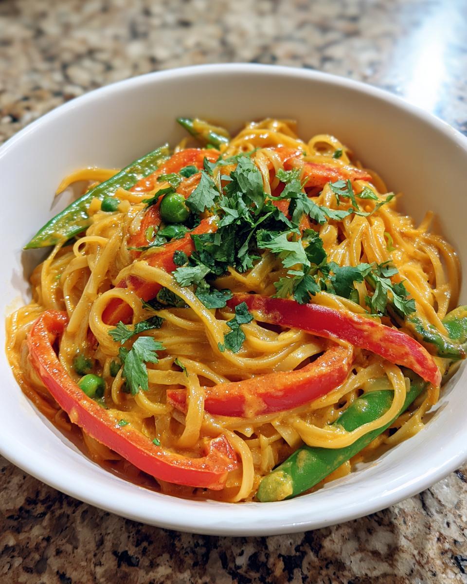 Quick Spicy Coconut Noodles - detail 2