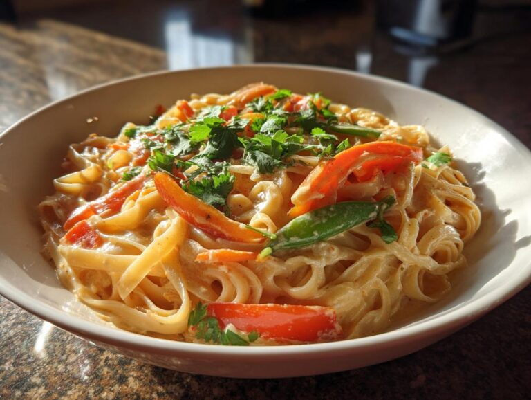 Quick Spicy Coconut Noodles