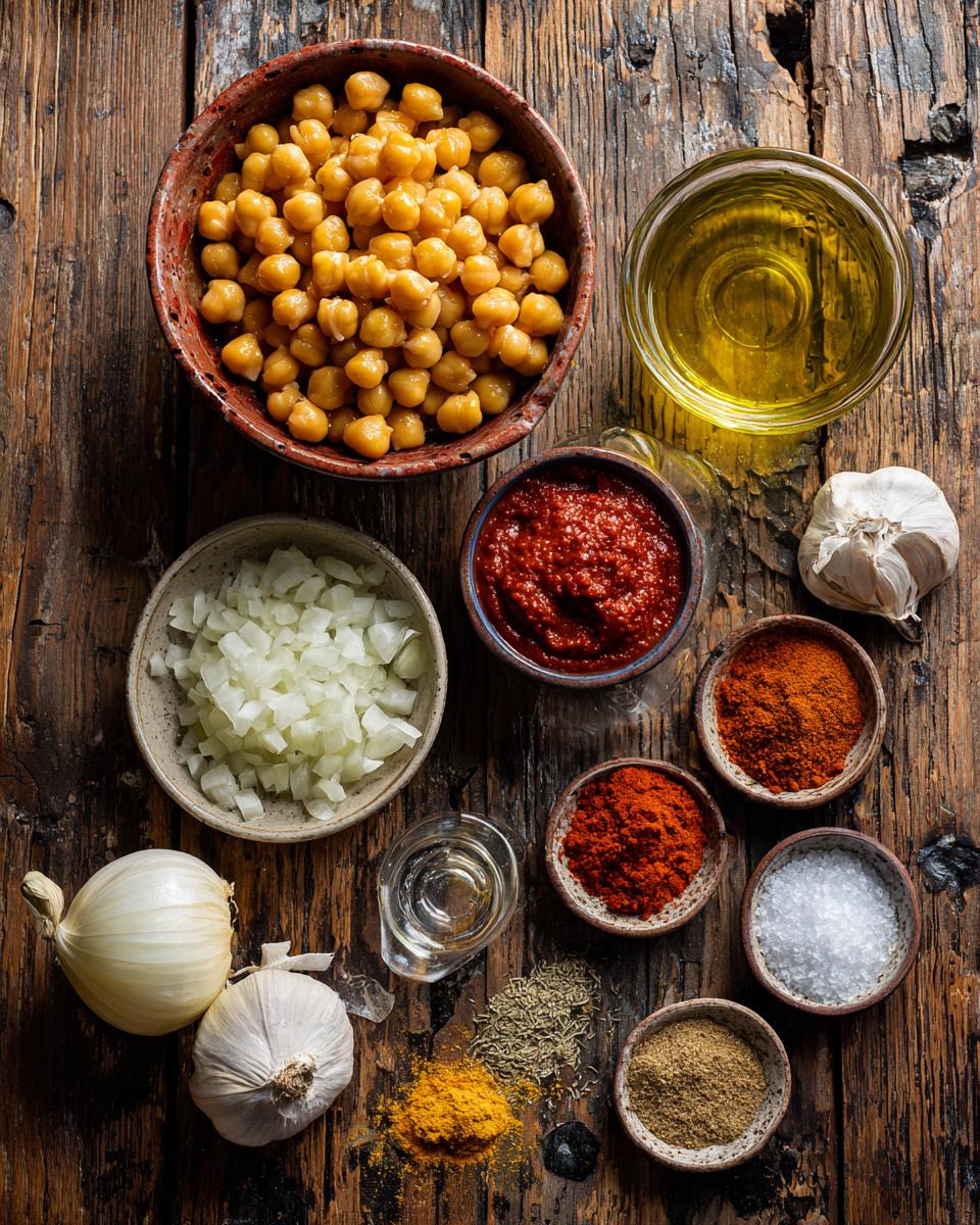 Harissa Chickpeas - detail 1