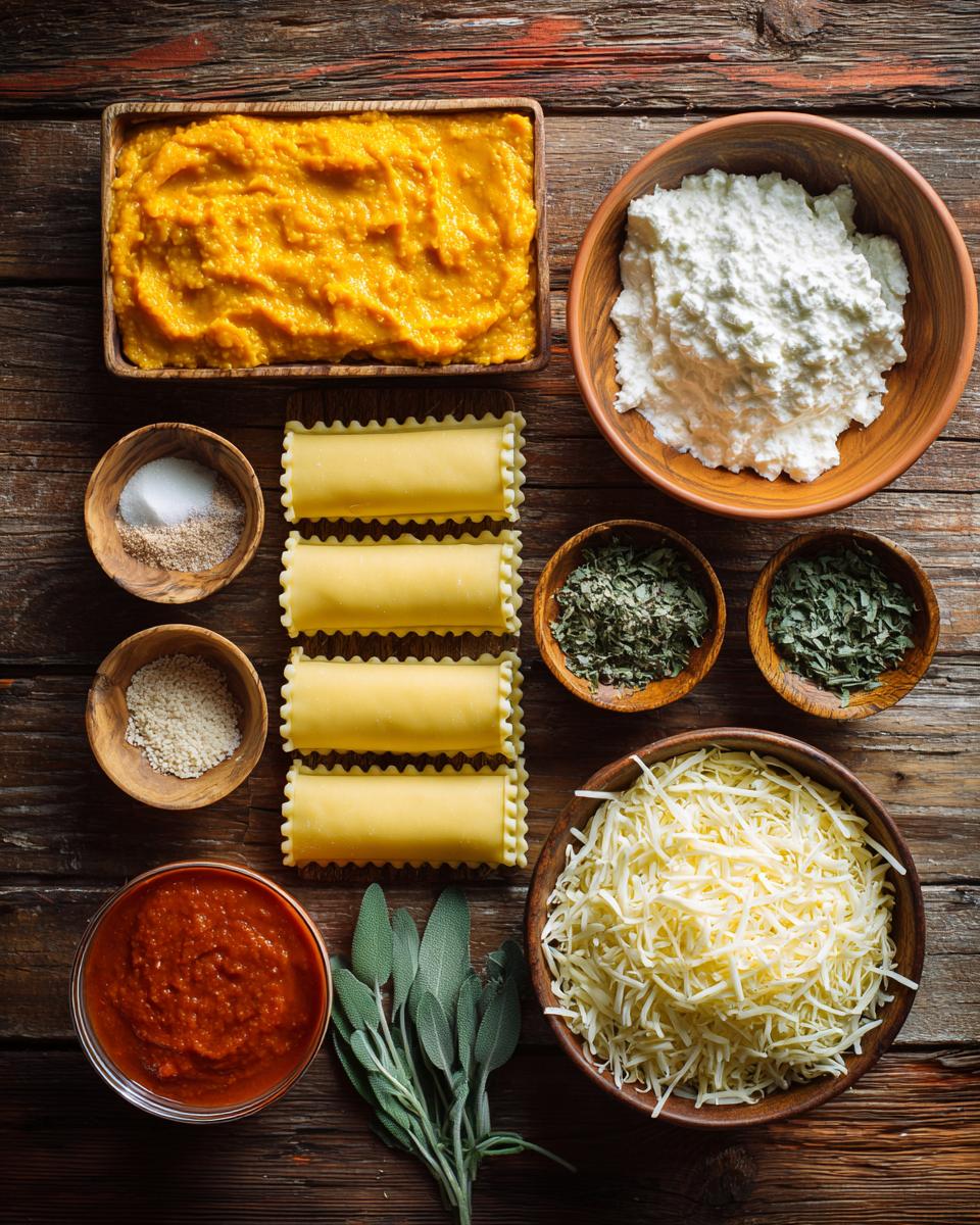 Pumpkin Sage Lasagna Roll Up - detail 1